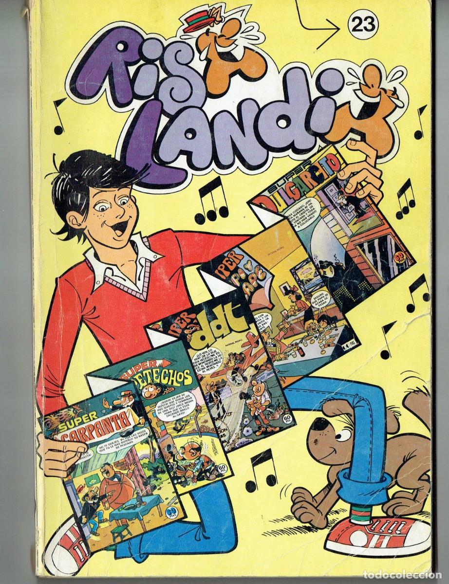Tebeos: RISA LANDIA. n&ordm; 23. TOMO RETAPADO CON 5 CUADERNILLOS. FICHAS ESTRELLAS DEL MUNDIAL&acute;82.(B/A48)