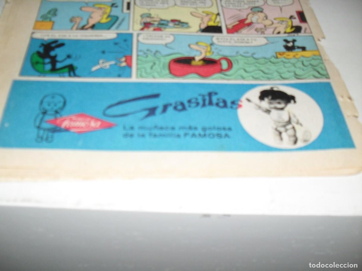 Tebeos: LAMINA PUBLICITARIA:GRASITAS,LA MU&Ntilde;ECA MAS GOLOSA DE LA FAMILIA FAMOSA,DE UN TEBEO DE BRUGUERA,1968.