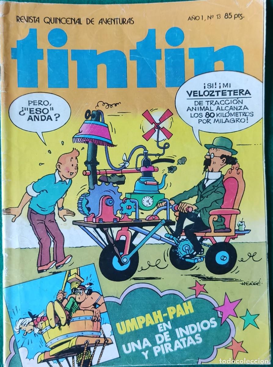 Tebeos: Tintin-Revista quincenal- A&ntilde;o 1 N&ordm; 13