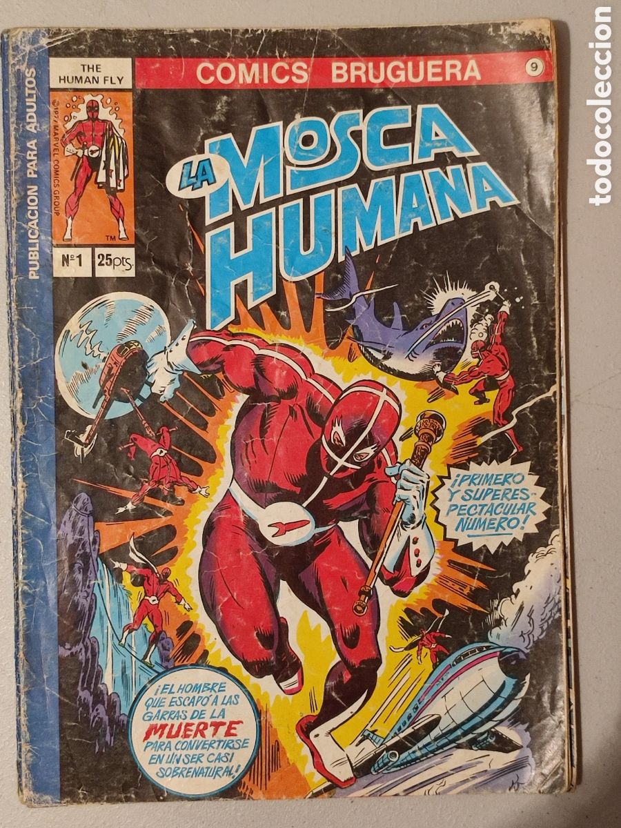 Tebeos: LA MOSCA HUMANA COMPLETA 8 NUMEROS