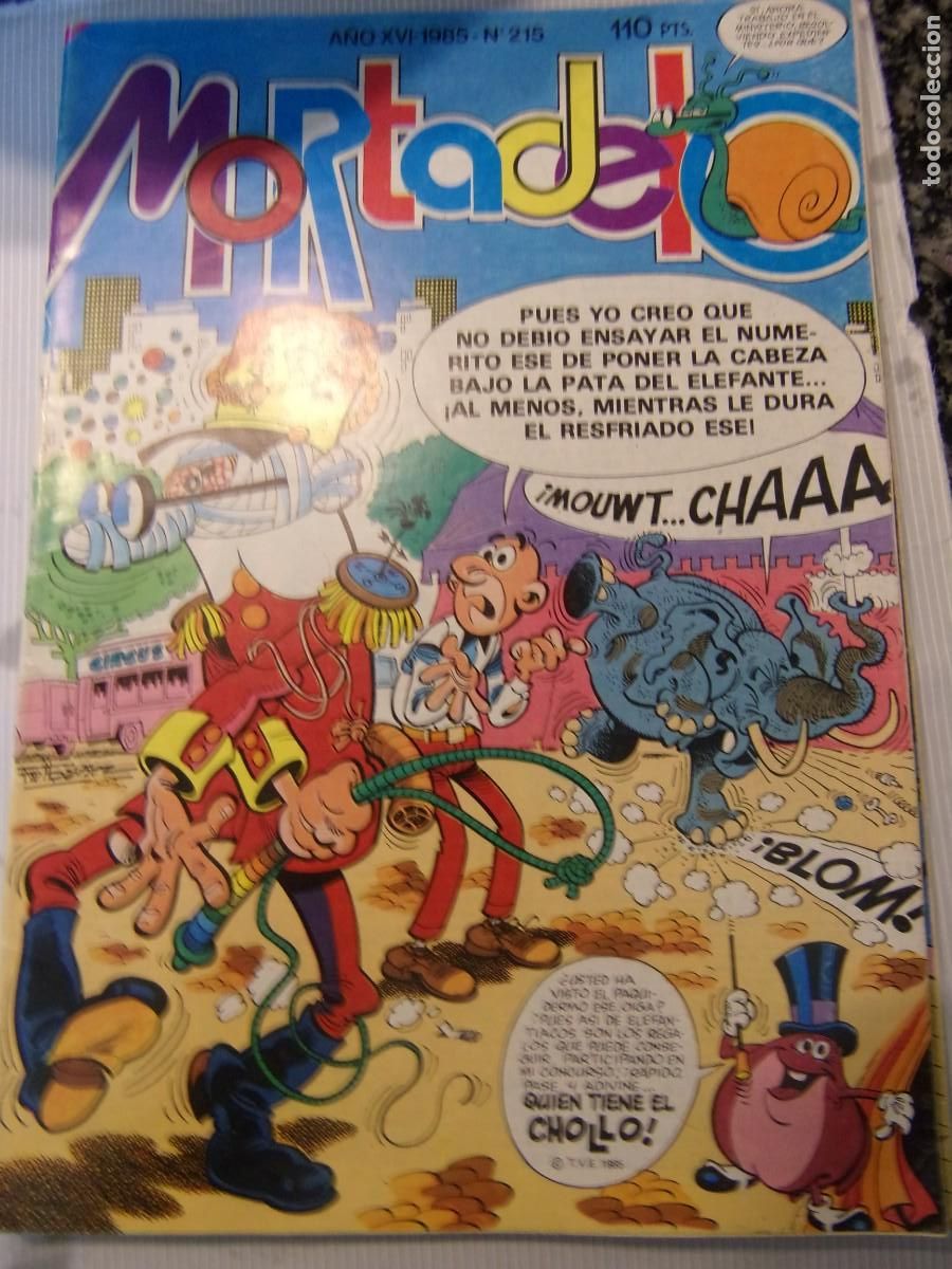 Tebeos: Mortadelo n&ordm; 215 a&ntilde;o 1985 - Foto 1
