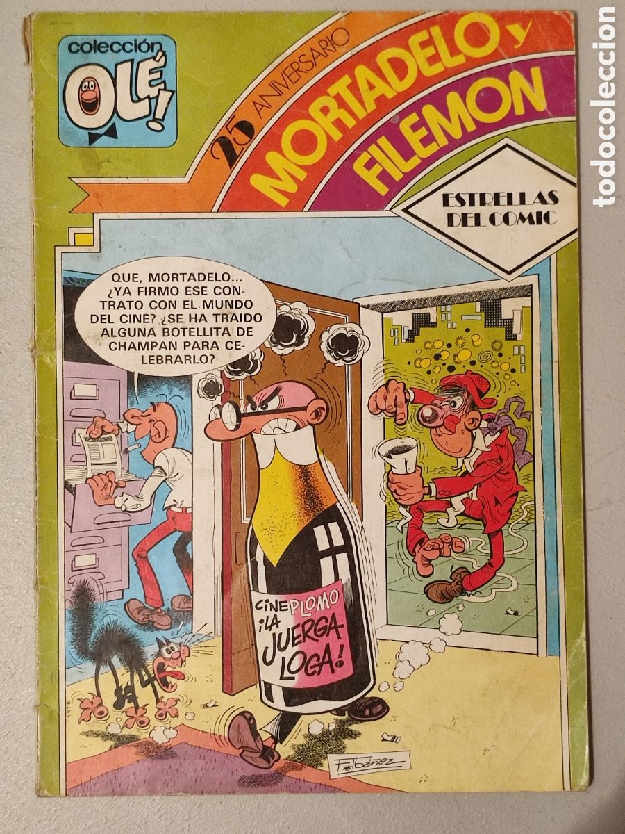 Tebeos: MORTADELO Y FILEMON 25 ANIVERSARIO ESTRELLAS DEL COMIC - Foto 1