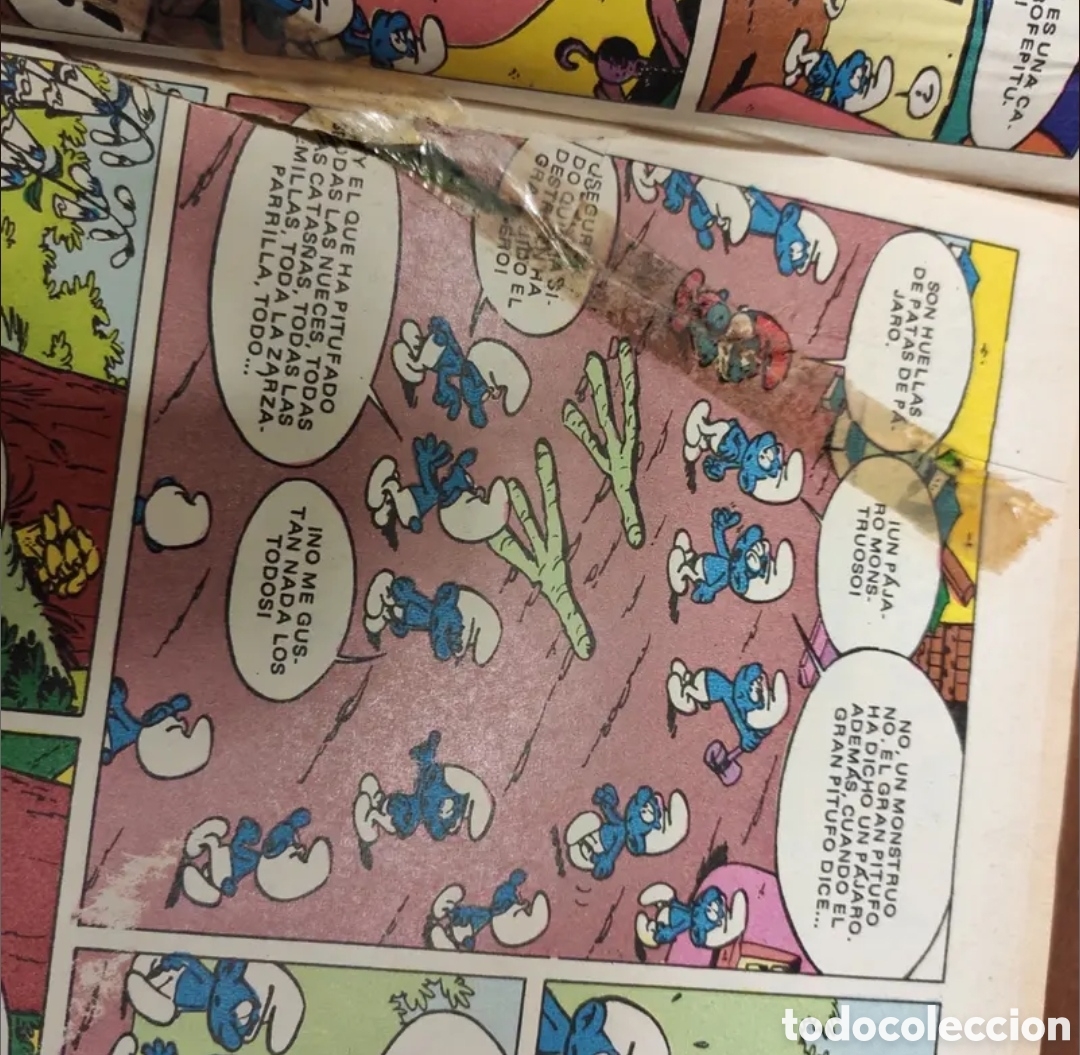 Tebeos: Libro los pitufos, vintage. - Foto 5