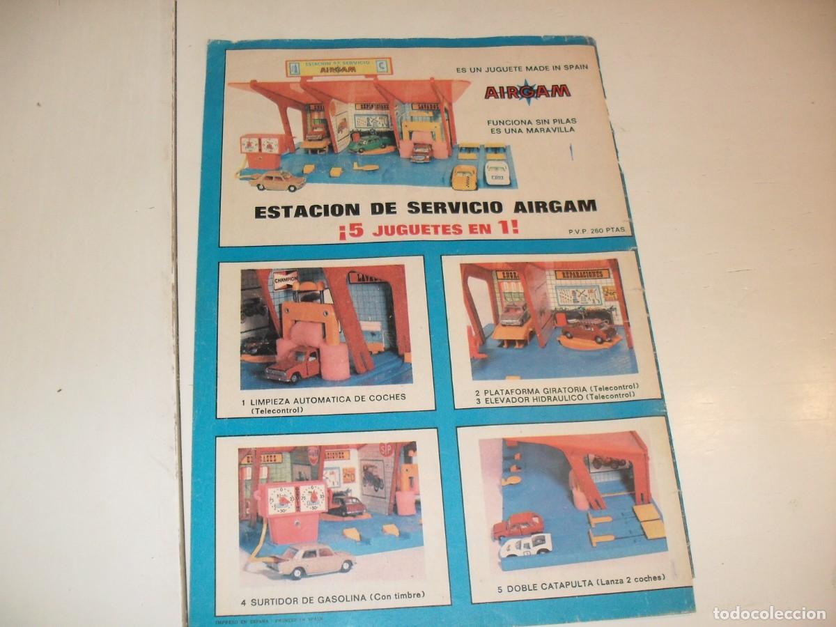 Comics: HOJA PUBLICITARIA ESTACION DE SERVICIOS AIRGAN,&iexcl;5 JUGUETES EN 1&iexcl; .BRUGUERA,A&Ntilde;OS 70