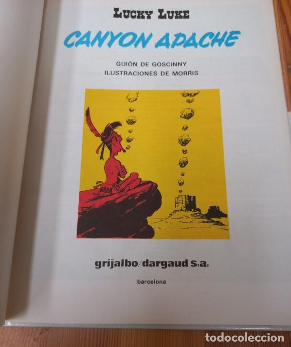 Tebeos: LUCKY LUKE CANYON APACHE, BRUGUERA 1981 91, COMIC - Foto 2