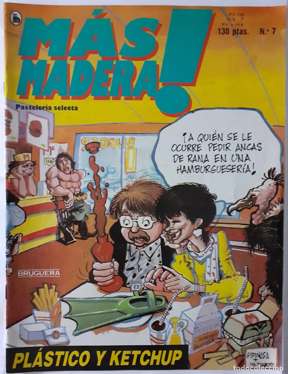Comics: M&Aacute;S MADERA!-BRUGUERA- N&ordm; 7 -SEMANARIO DE HUMOR ADULTO-A.L&Oacute;PEZ-1986-BUENO-DIF&Iacute;CIL-LEA-9634