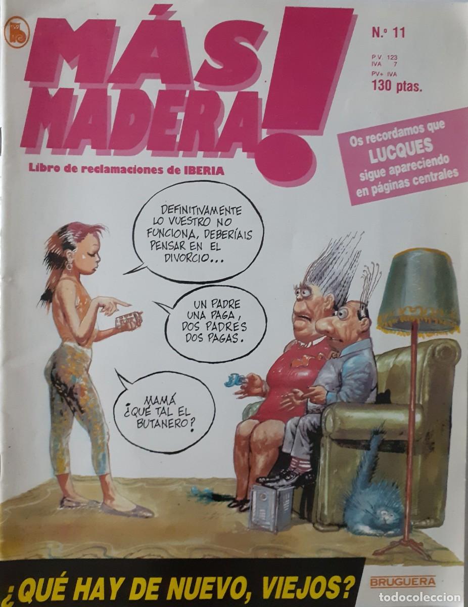 Livros de Banda Desenhada: M&Aacute;S MADERA!-BRUGUERA- N&ordm; 11 -GRAN HUMOR GR&Aacute;FICO-DAS PASTORAS-FONTANARROSA-1986-BUENO-LEA-9636
