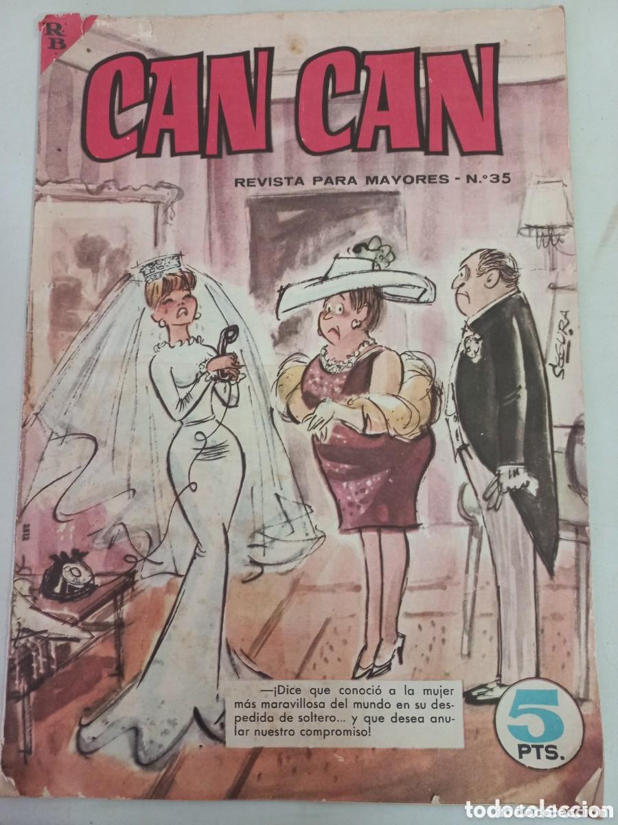 Livros de Banda Desenhada: ANTIGUA REVISTA CAN CAN ED BRUGUERA N&deg;35 15 DE JUNIO DE 1964