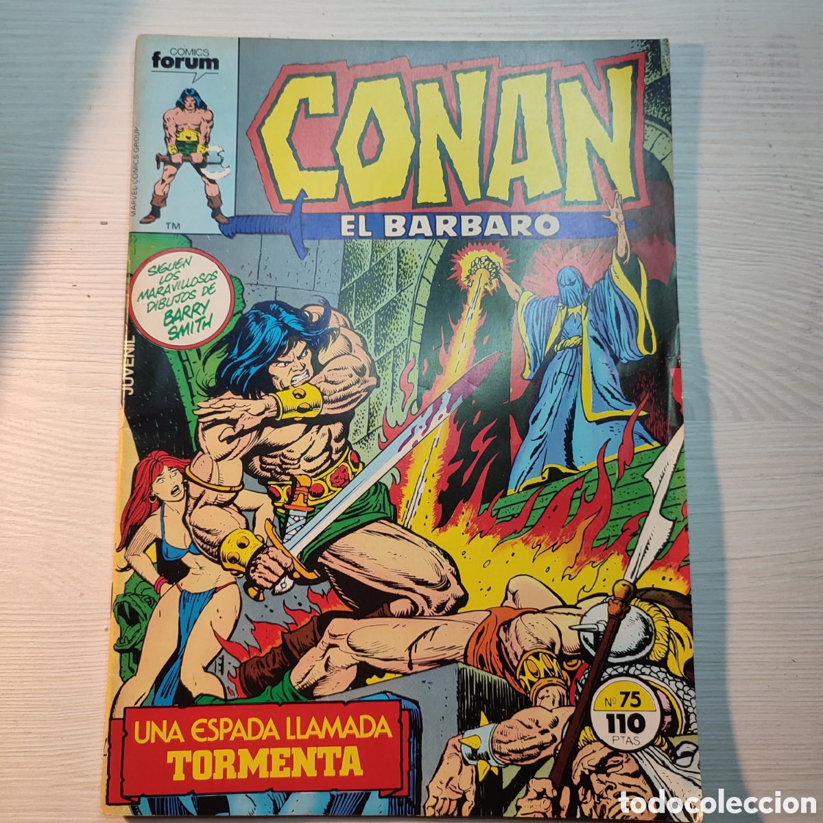 Tebeos: Lote de 7 Conan.A&ntilde;os80 - Foto 5
