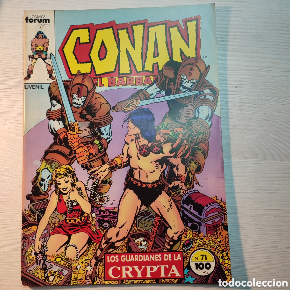 Tebeos: Lote de 7 Conan.A&ntilde;os80 - Foto 7