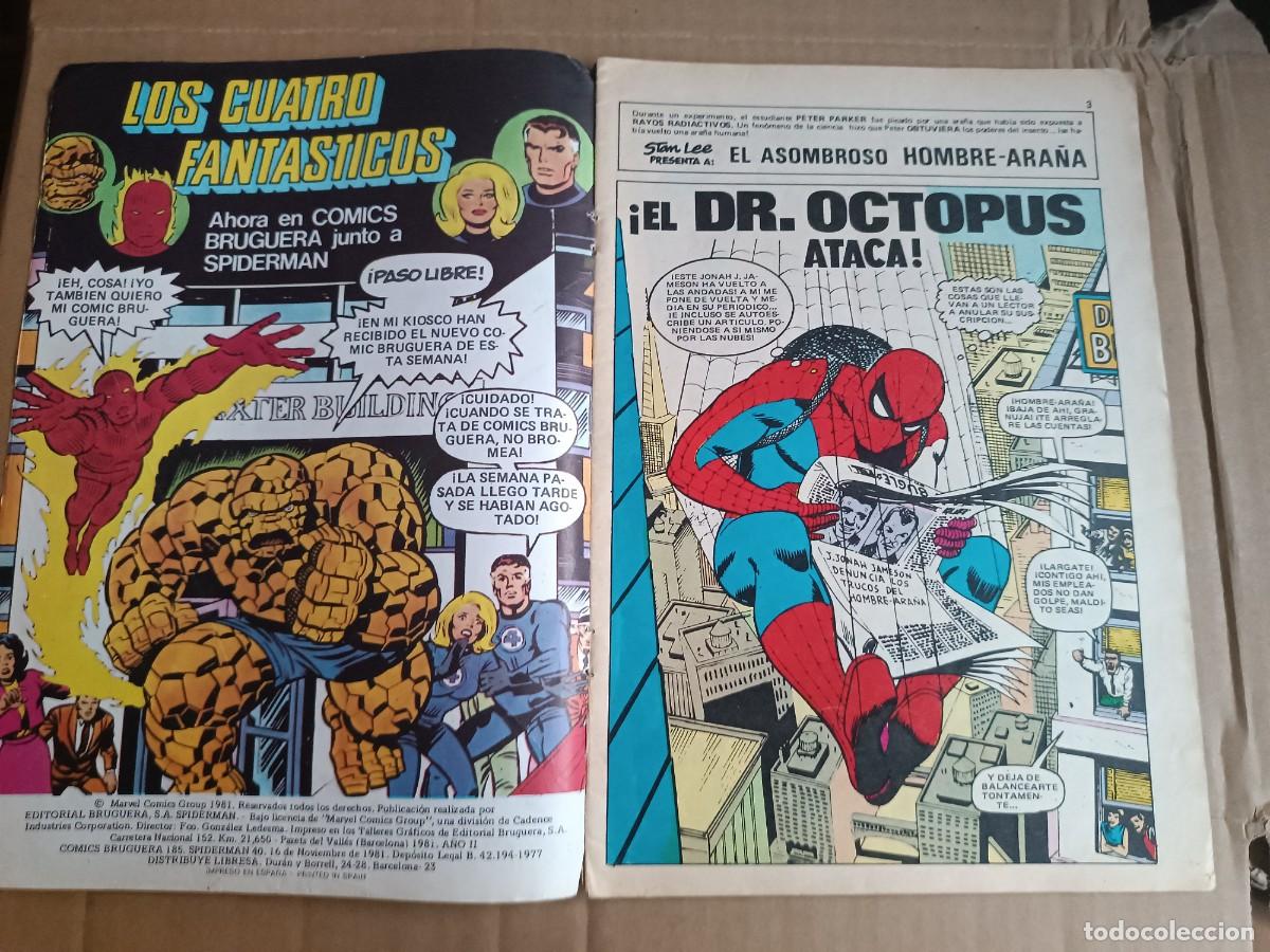 Tebeos: SPIDERMAN BRUGUERA N&Uacute;MERO 40 - Foto 2