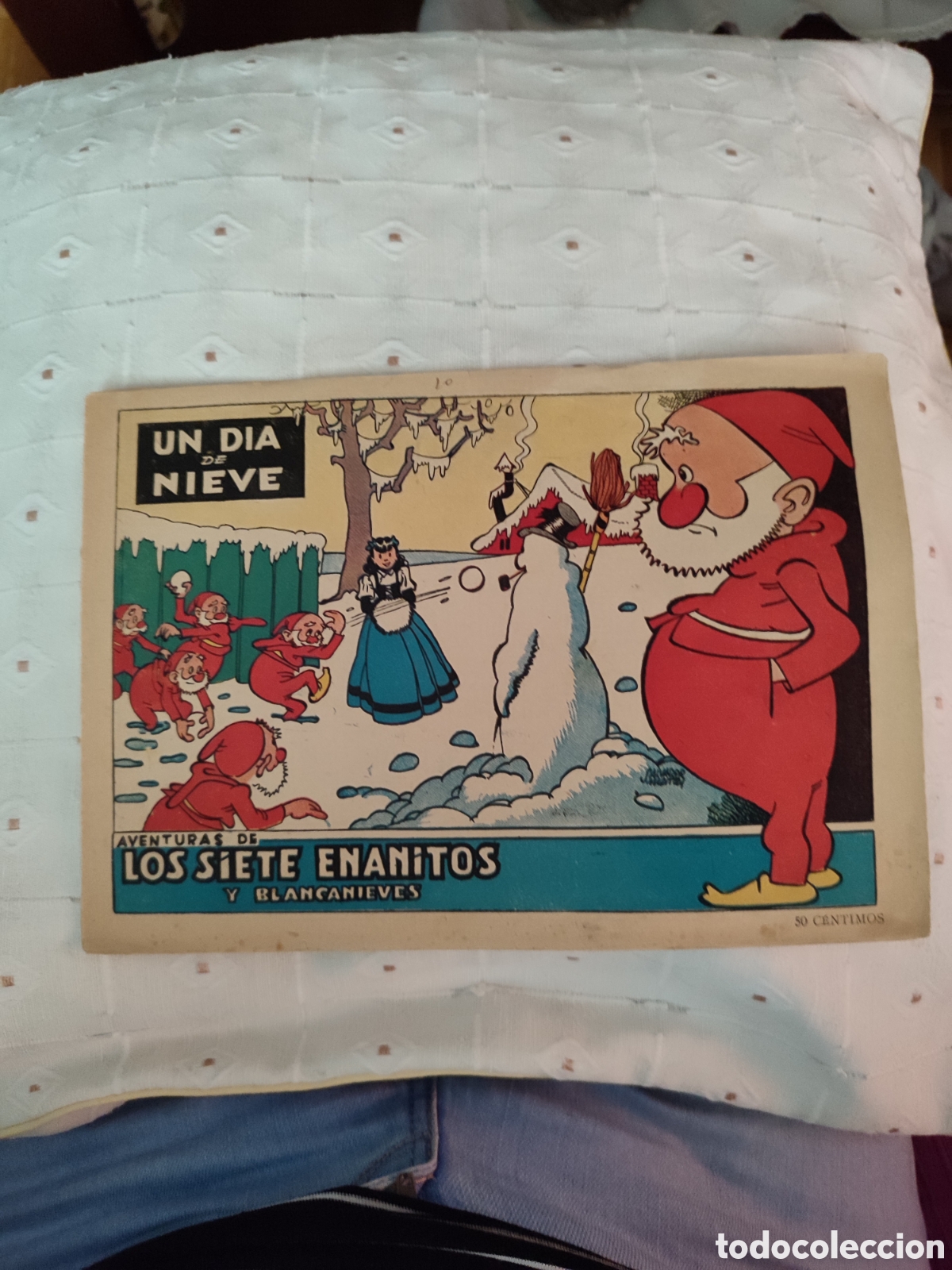 Comics: Aventuras de los siete enanitos un d&iacute;a de nieve