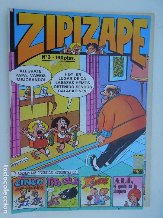 Tebeos: ZIPIZAPE N&ordm; 3- EDC. B - 1987 - ESCOBAR - Foto 1