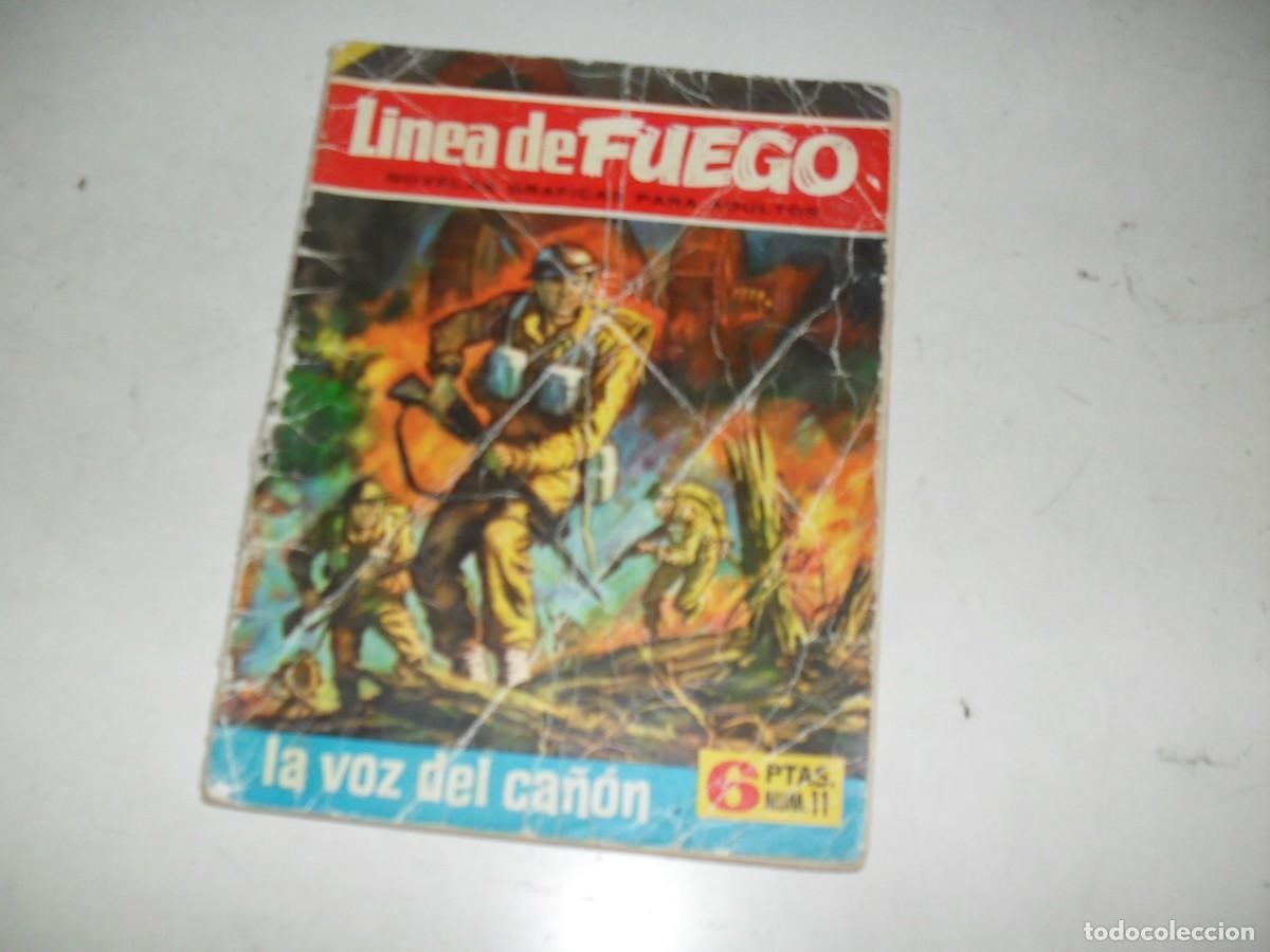 BDs: LINEA DE FUEGO 1&ordf; EPOCA N&ordm;11 LA VOZ DEL CA&Ntilde;ON,(DE 44).BRUGUERA,1965.