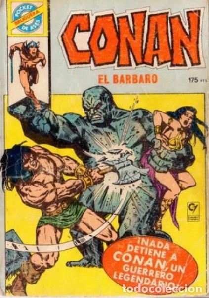 BDs: CONAN-POCKET DE ASES-BRUGUERA- N&ordm; 21 - MUY RARA EDICI&Oacute;N-JOHN BUSCEMA-BUENO-MUY DIF&Iacute;CIL-LEA-9706