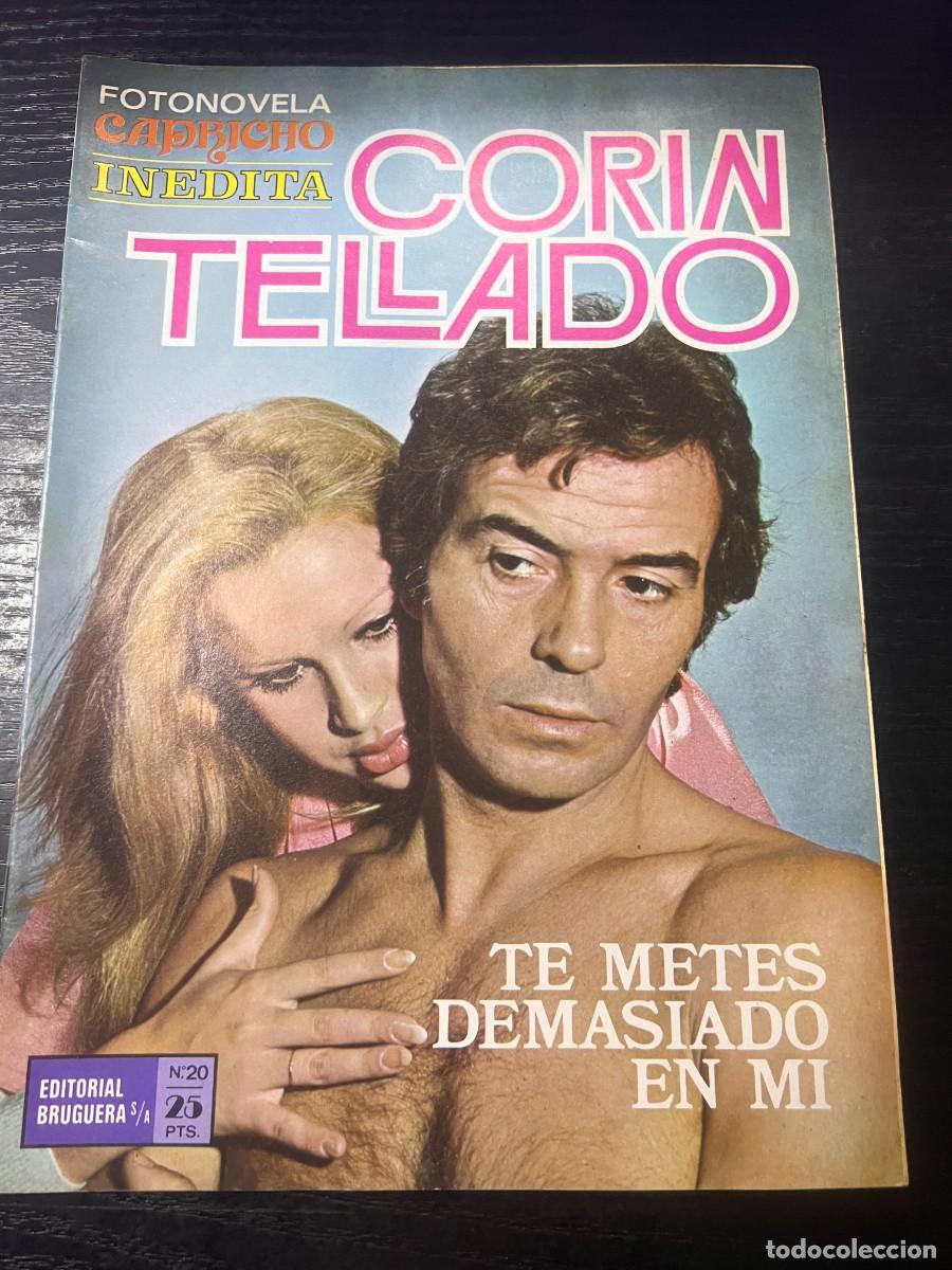 Tebeos: FOTONOVELA CAPRICHO INEDITA.CORIN TELLADO. N&ordm; 20.- TE METES DEMASIADO EN MI. BRUGUERA. NUEVO