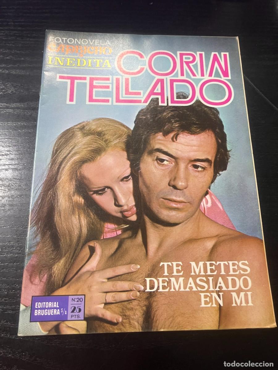 Tebeos: FOTONOVELA CAPRICHO INEDITA.CORIN TELLADO. N&ordm; 20.- TE METES DEMASIADO EN MI. BRUGUERA. NUEVO