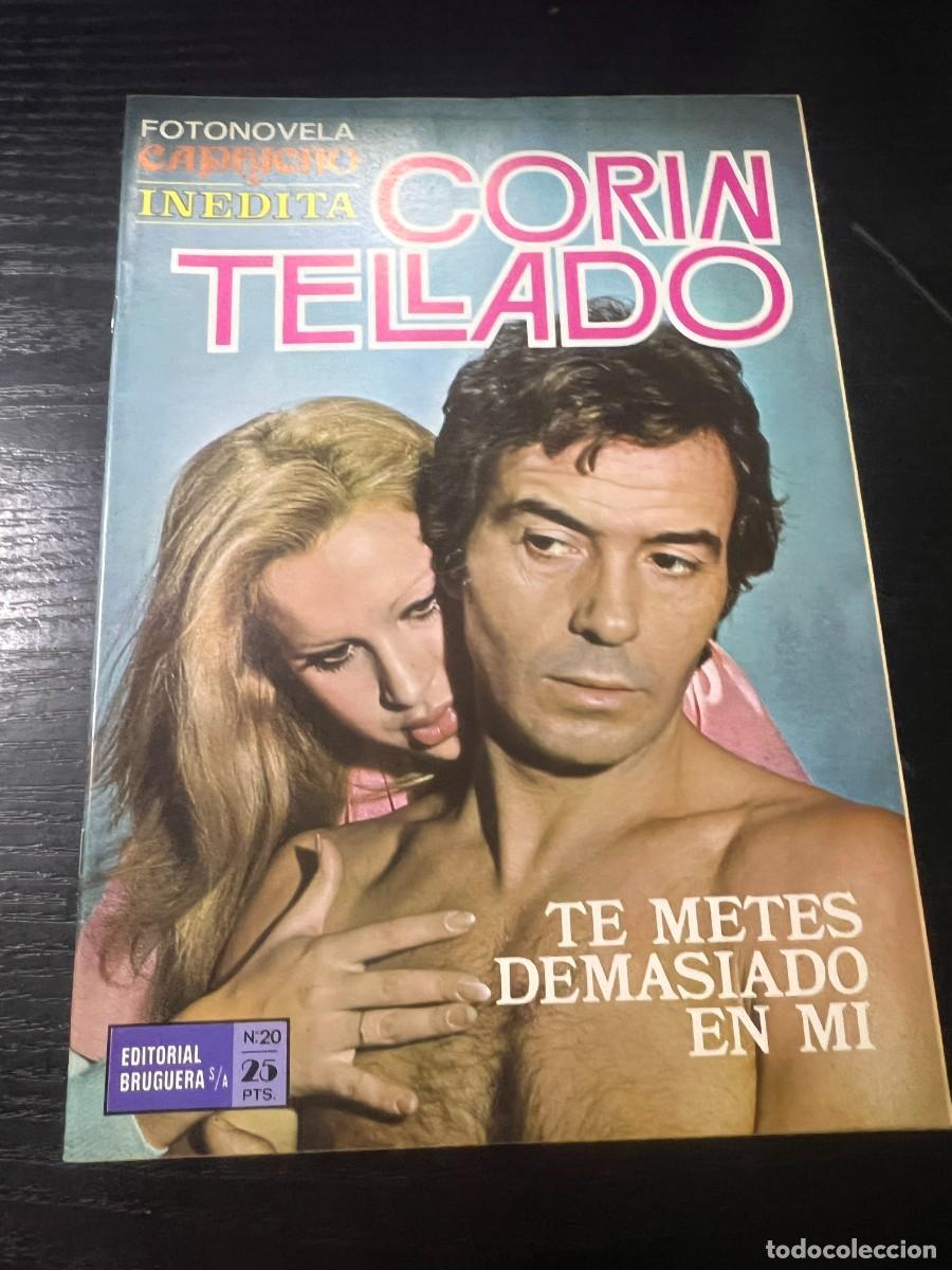 Tebeos: FOTONOVELA CAPRICHO INEDITA.CORIN TELLADO. N&ordm; 20.- TE METES DEMASIADO EN MI. BRUGUERA. NUEVO