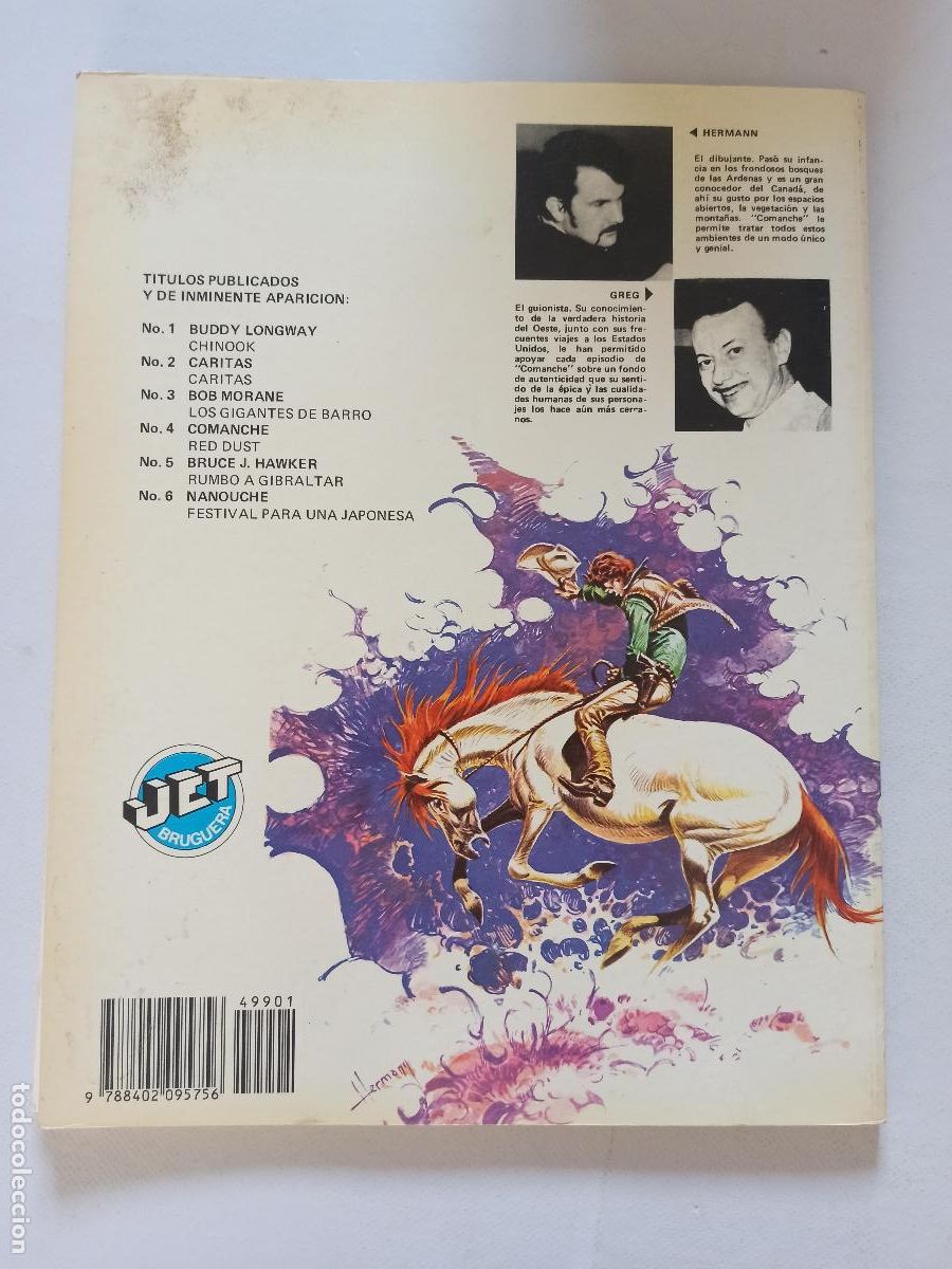 Tebeos: COMANCHE N&ordm; 4 - RED DUST - HERMANN Y GREG - BRUGUERA (AT) - Foto 7