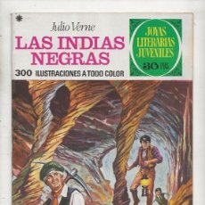 Tebeos: LAS INDIAS NEGRAS (J. VERNE) JOYAS LITERARIAS JUVENILES Nº 131 - BRUGUERA 1978