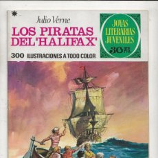 Tebeos: JOYAS LITERARIAS Nº 133 - LOS PIRATAS DE HALIFAX (JULIO VERNE) BRUGUERA 1978 ''BUEN ESTADO''