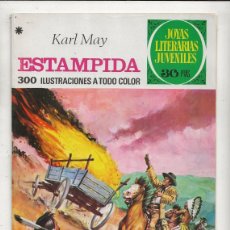 Tebeos: JOYAS LITERARIAS Nº 144 - ESTAMPIDA (KARL MAY) BRUGUERA 2ª EDICIÓN - 1978 ''BUEN ESTADO''