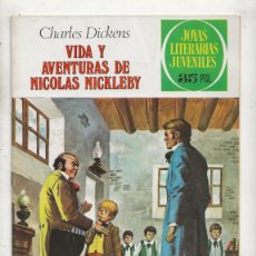 Tebeos: VIDA Y AVENTURAS DE NICOLAS NICKLEBY (C. DICKENS) JOYAS LITERARIAS Nº 148 - BRUGUER 1979 'BUEN ESTA