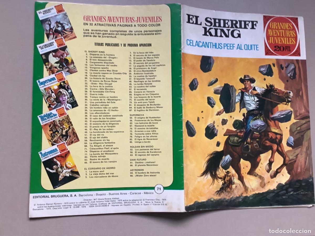 Tebeos: SHERIFF KING NUMERO 71 CELACANTHUS PEEF AL QUITE - Foto 9