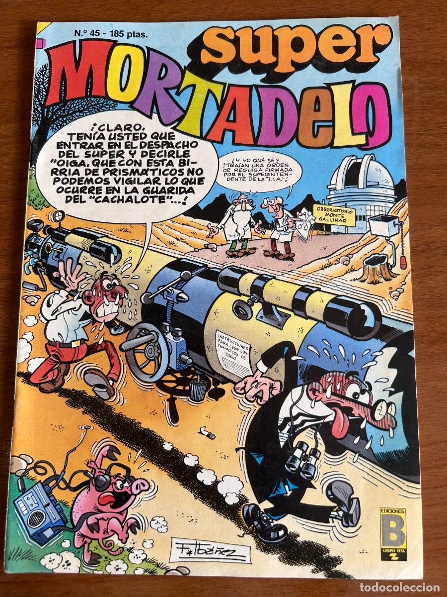Tebeos: S&Uacute;PER MORTADELO, N&Uacute;MERO 45. - Foto 1