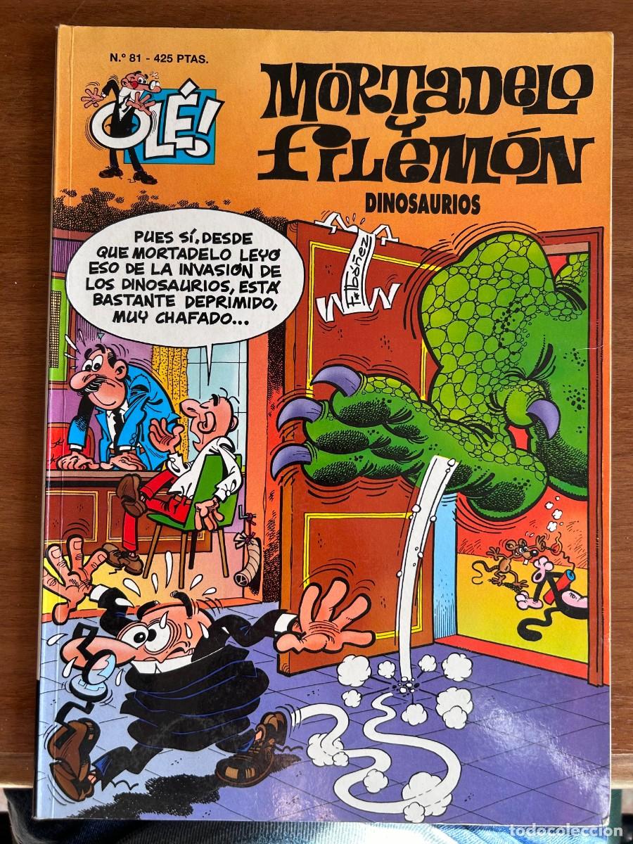 Tebeos: MORTADELO Y FILEM&Oacute;N, N&Uacute;MERO 81. DINOSAURIOS. - Foto 1