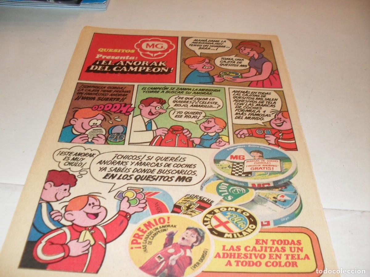 BDs: HOJA PUBLICITARIA ANUNCIANDO QUESITOS MG,&iexcl;EL ANORAK DEL CAMPEON&iexcl;,BRUGUERA,A&Ntilde;OS 70