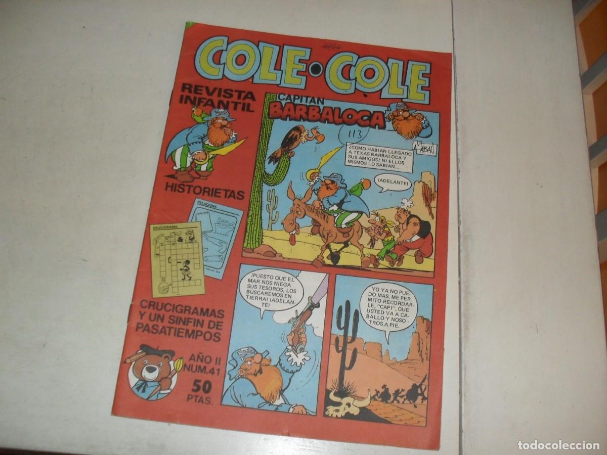 Tebeos: COLE-COLE 41,CON EL CAPITAN BARBARROJA,BRUGUERA,1983
