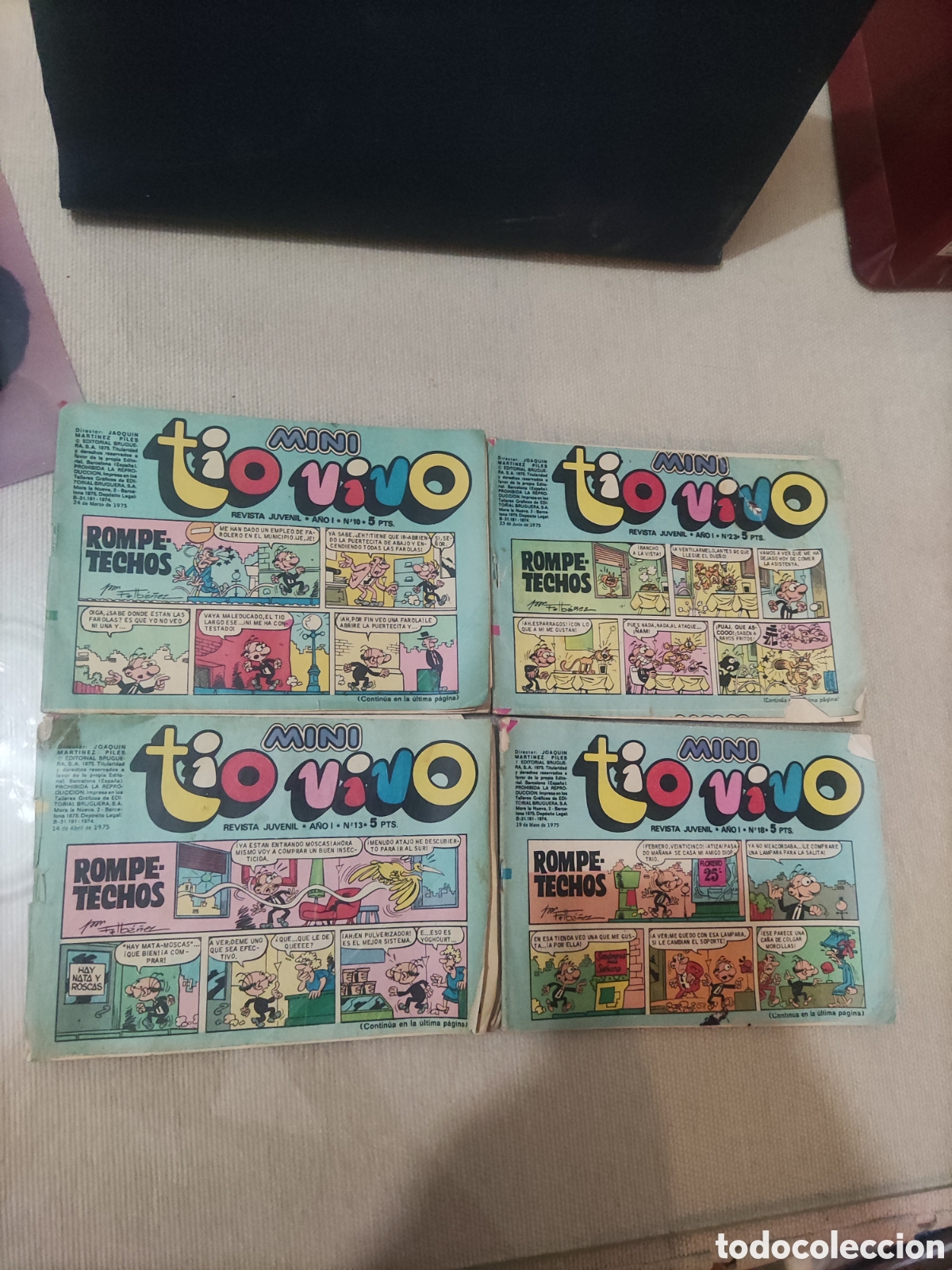 Tebeos: Lote 4 Comics Mini T&iacute;o Vivo. - Foto 1