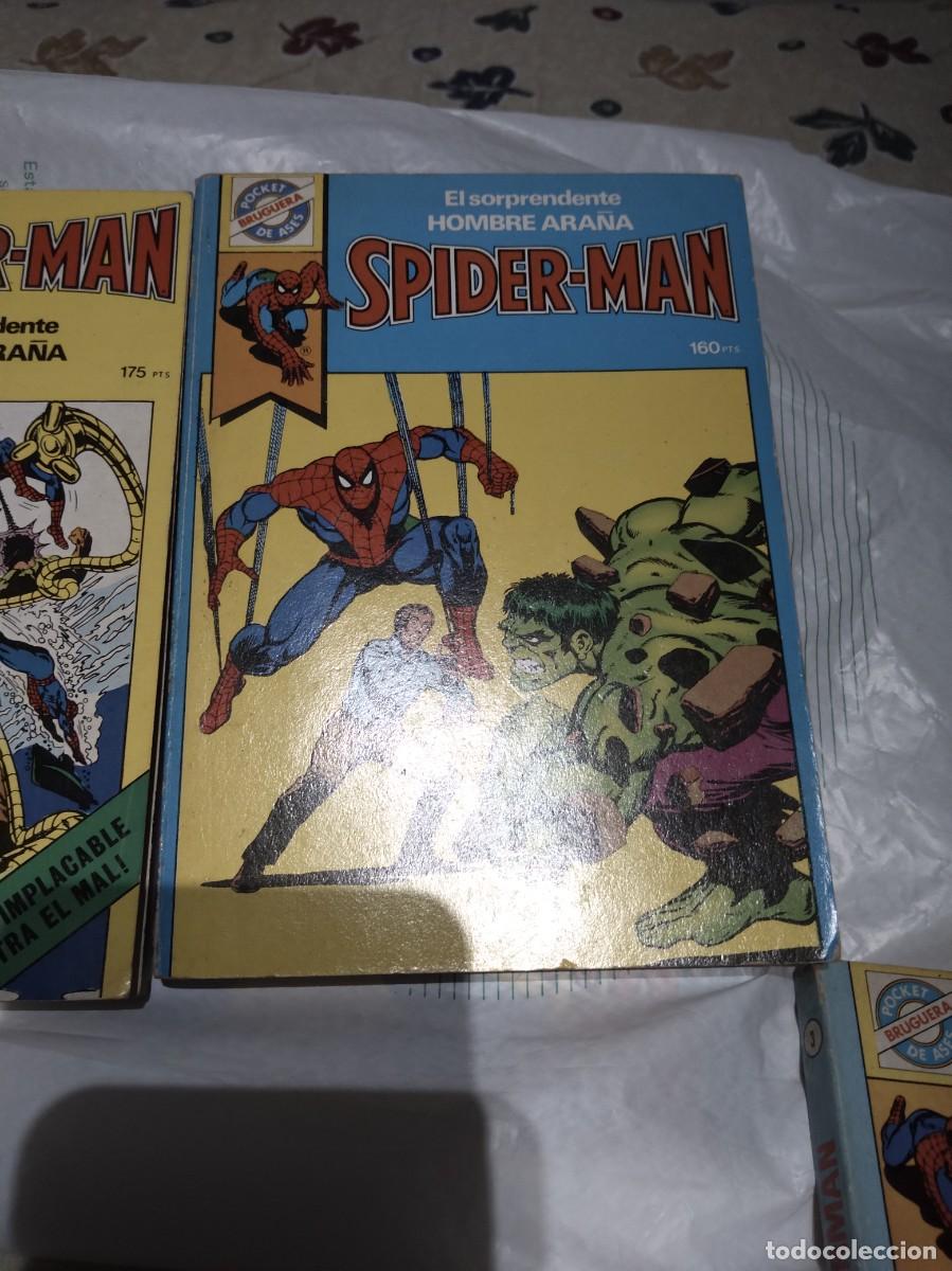 Tebeos: Spiderman lote de 5 n&uacute;meros Pocket de Ases - Foto 3