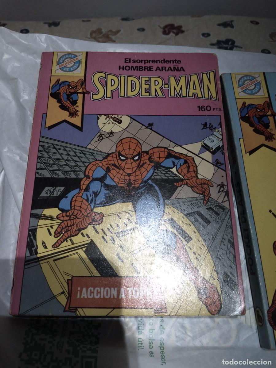 Tebeos: Spiderman lote de 5 n&uacute;meros Pocket de Ases - Foto 4