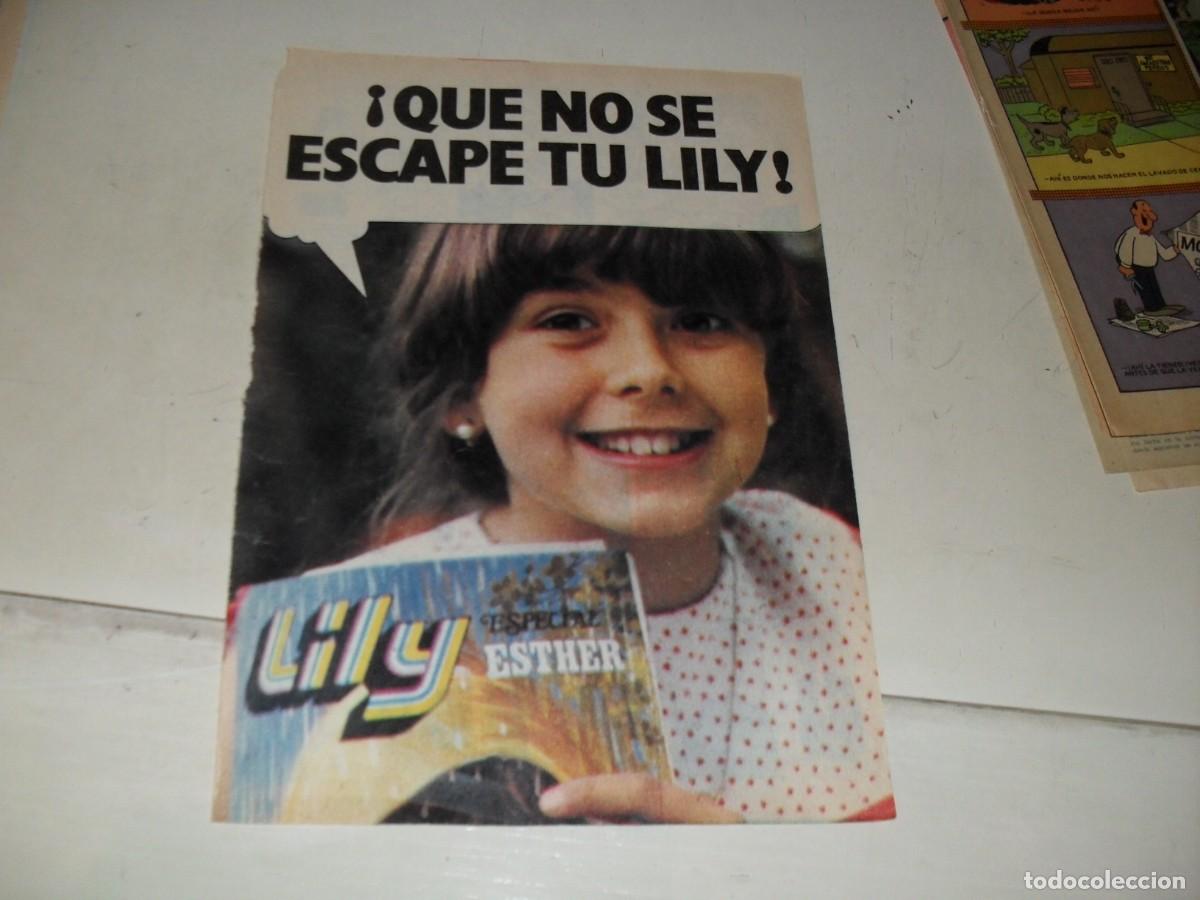 Tebeos: PUBLICIDAD A TODA LAMINA:QUE NO SE TE ESCAPE TU LILY&iexcl;,BRUGUERA,A&Ntilde;OS 70