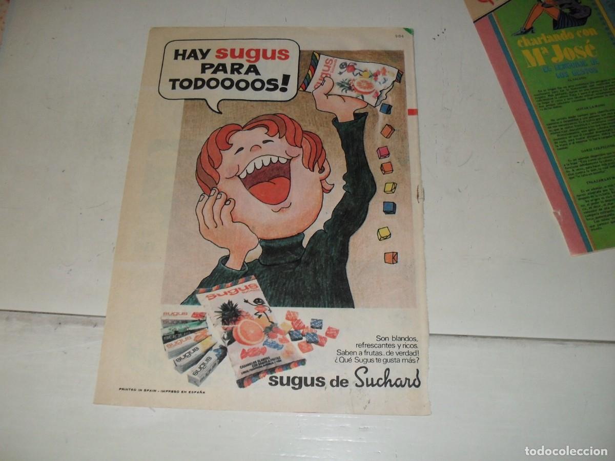 Tebeos: PUBLICIDAD A TODA LAMINA:HAY SUGUS PARA TODOS,SUGUS DE SUCHARD ,BRUGUERA,A&Ntilde;OS 70