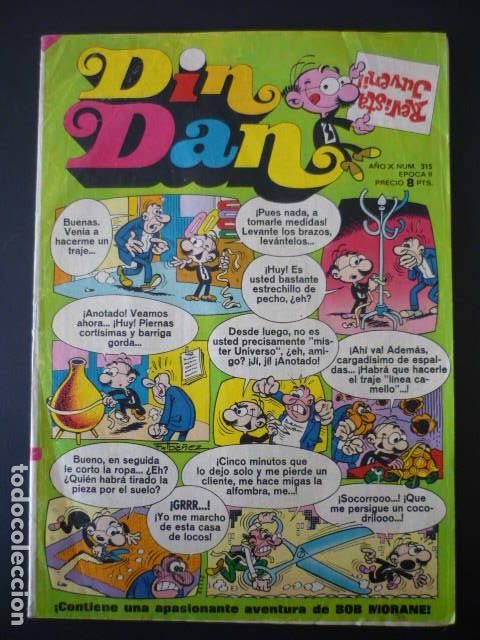 Tebeos: DIN DAN N&ordm; 315 BRUGUERA COMIC - Foto 1