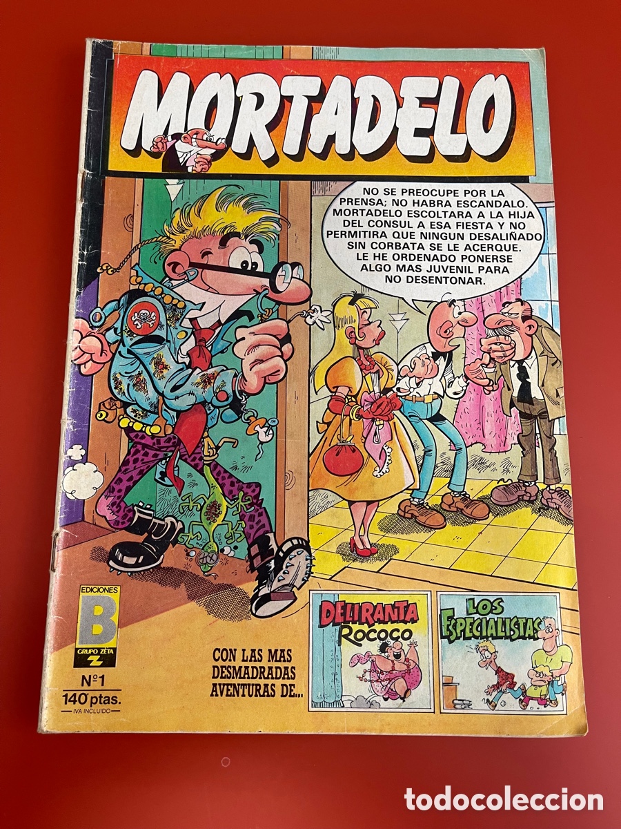 Tebeos: C&Oacute;MIC MORTADELO NUMERO 1 DE EDICIONES B DE BRUGUERA, A&Ntilde;O 87. - Foto 1
