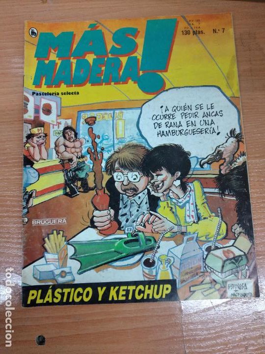 Tebeos: MAS MADERA !, N&ordm; 7. SEMANARIO DE HUMOR. BRUGUERA 1986