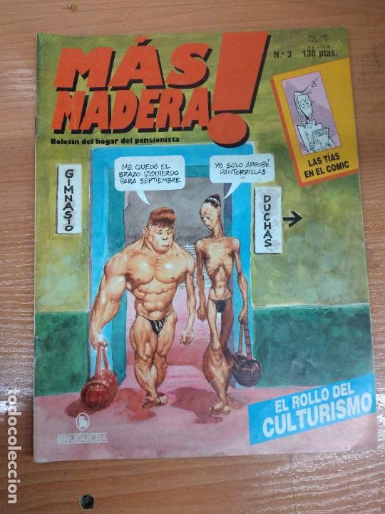 Tebeos: MAS MADERA !, N&ordm; 3. SEMANARIO DE HUMOR. BRUGUERA 1986