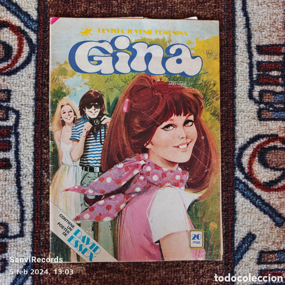 Livros de Banda Desenhada: REVISTA JUVENIL FEMENINA GINA N&deg; 18 (BRUGUERA)