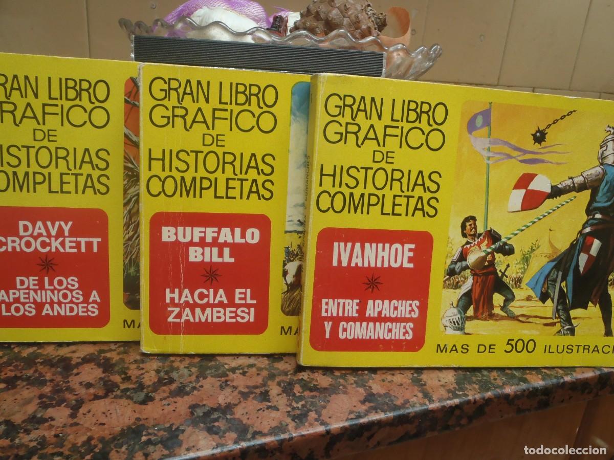 Livros de Banda Desenhada: GRAN LIBRO GRAFICO DE HISTORIAS COMPLETAS - LOTE 3 TOMOS 1 AL 3 - BRUGUERA