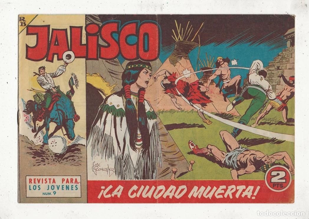 Livros de Banda Desenhada: JALISCO N&ordm; 9 - &iexcl; LA CIUDAD MUERTA ! - ORIGINAL - ED. BRUGUERA 1963