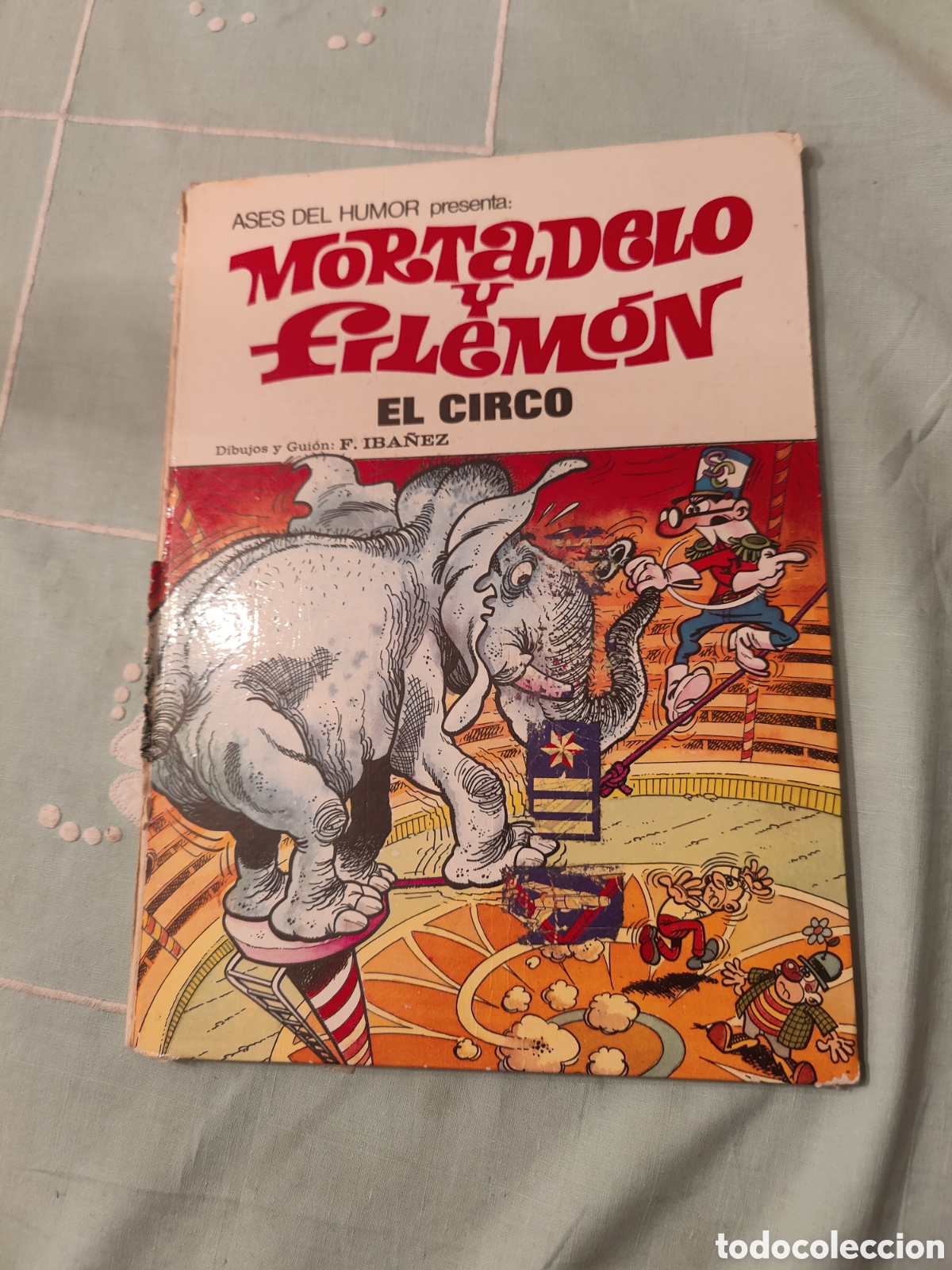 Livros de Banda Desenhada: ASES DEL HUMOR Nº 27, MORTADELO Y FILEMÓN: EL CIRCO - BRUGUERA (1973)