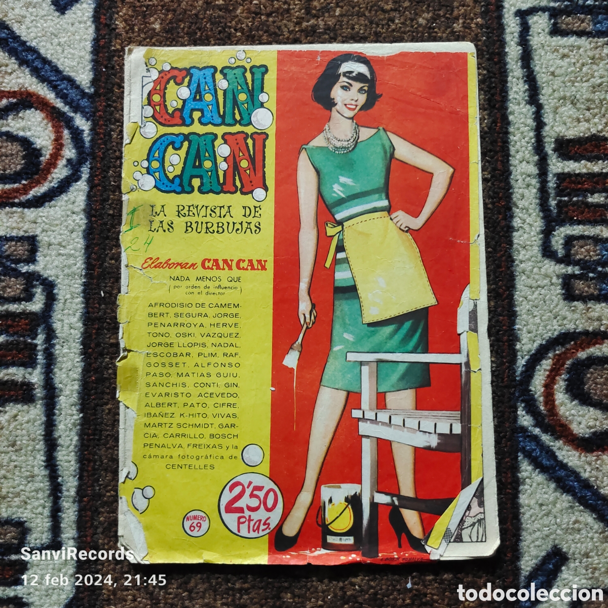 Tebeos: CAN CAN, LA REVISTA DE LAS BURBUJAS N&deg; 69 (BRUGUERA)