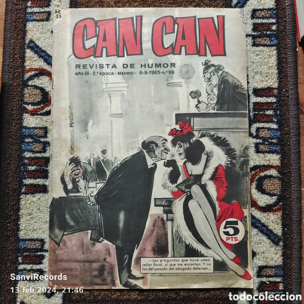 Tebeos: CAN CAN, REVISTA DE HUMOR N&deg; 99 (1965) (BRUGUERA)