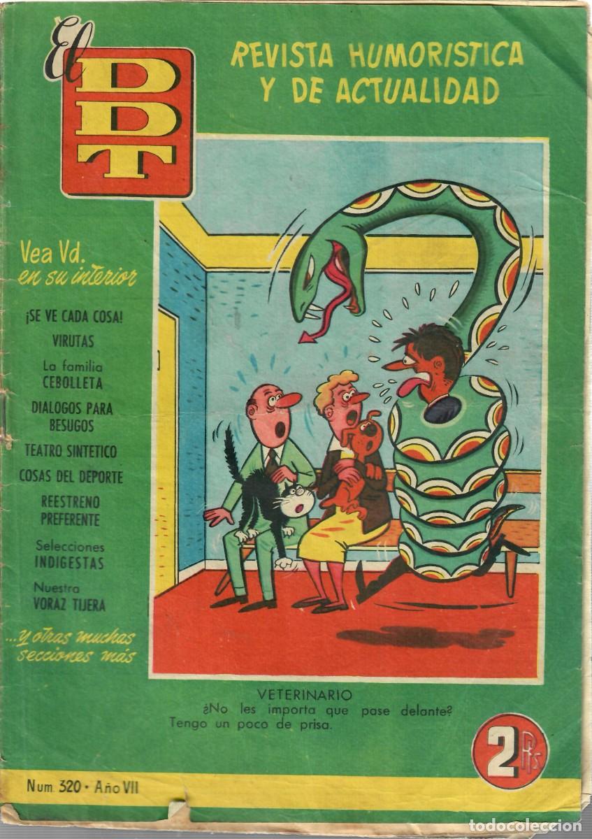 Livros de Banda Desenhada: El DDT - A&ntilde;o VII - N&uacute;m. 320 - Editorial Bruguera