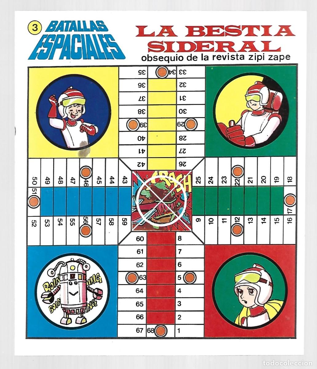 Livros de Banda Desenhada: Juego Batallas espaciales 3: la bestia sideral, Bruguera, muy buen estado
