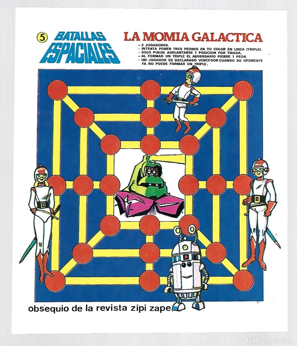 Livros de Banda Desenhada: Juego Batallas espaciales 5: la momia galactica, Bruguera, muy buen estado